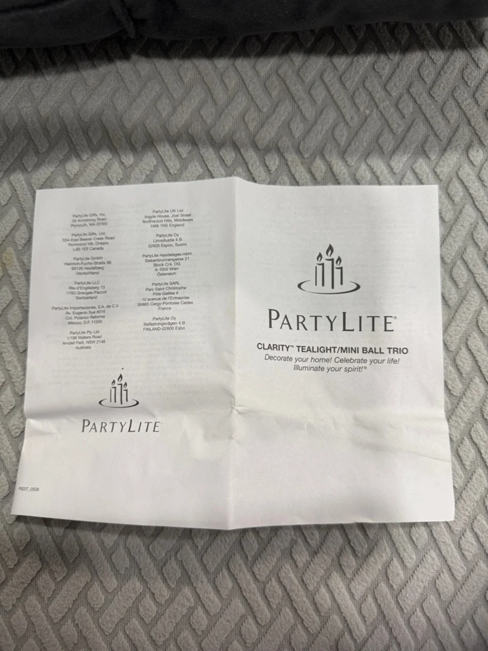 NEW PartyLite Clarity Tealight/Mini Ball Trio Set of 3 Clear Glass Holders NIB - Picture 5 of 8